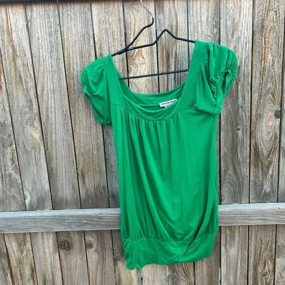 Vintage American Dream blouse short sleeve size small